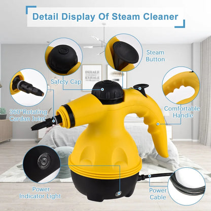 Handheld Electric Steam Cleaner High Temperature Pressure Sterilization Air Conditioning Kitchen Hood Car Cleaning Machine EU/US