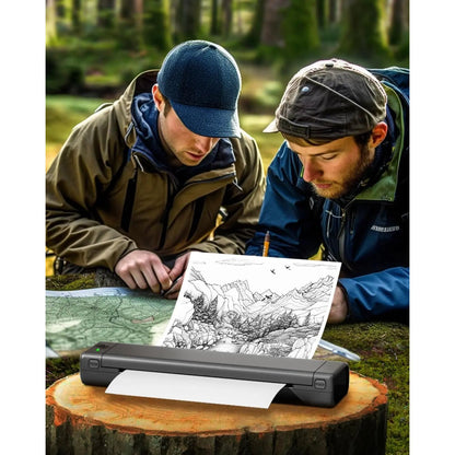 Phomemo M08F Portable Thermal Printer – Wireless Bluetooth, A4 Size, Compatible with Smartphones & PCs