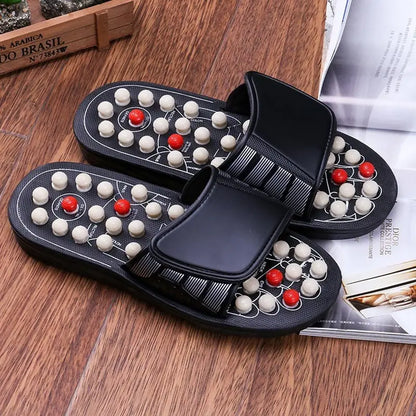 Foot Massage Slippers, 1 Pair Foot Acupoint Massage Slippers, Body Circulation Relaxation Stress Relief Foot Sole Massager Shoes, Back to School Comfort Body Care Product
