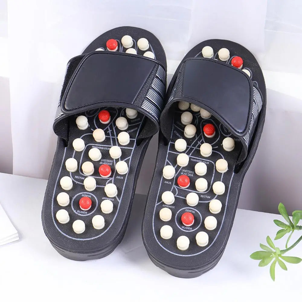 Foot Massage Slippers, 1 Pair Foot Acupoint Massage Slippers, Body Circulation Relaxation Stress Relief Foot Sole Massager Shoes, Back to School Comfort Body Care Product
