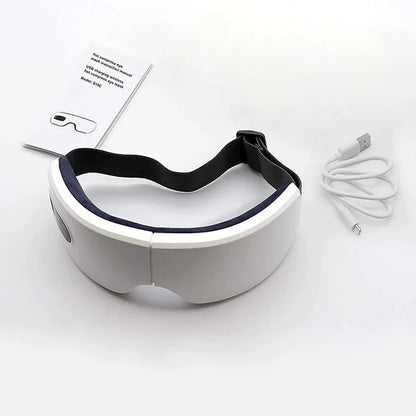 4D Electric Smart Eye Massager – Bluetooth-Enabled Heated Vibration Therapy for Dark Circles & Tired Eyes