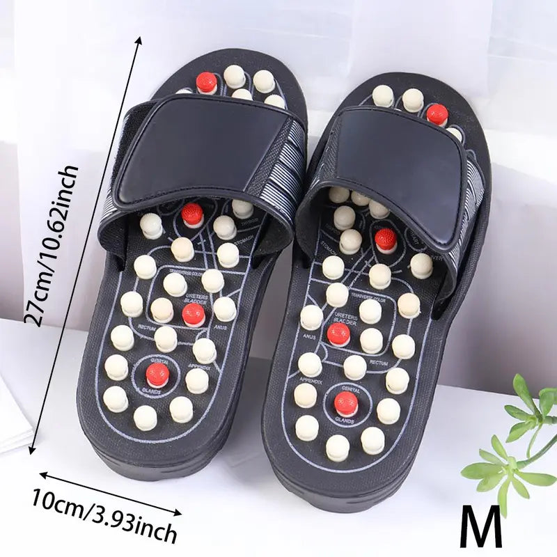 Foot Massage Slippers, 1 Pair Foot Acupoint Massage Slippers, Body Circulation Relaxation Stress Relief Foot Sole Massager Shoes, Back to School Comfort Body Care Product