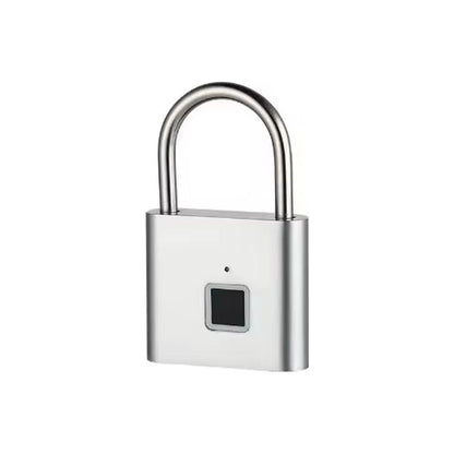 Portable Fingerprint Padlock USB Rechargeable Lithium Battery Waterproof Durable Zinc Alloy Lockbody