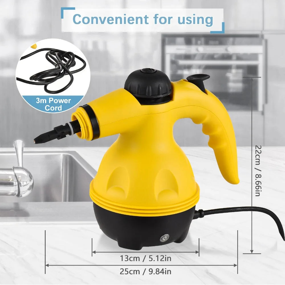 Handheld Electric Steam Cleaner High Temperature Pressure Sterilization Air Conditioning Kitchen Hood Car Cleaning Machine EU/US