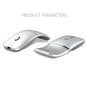 Ultra-Thin Rotatable Wireless Mouse Rechargeable Bluetooth Silent Ergonomic Computer for Mac Tablet Macbook Laptop Gaming Office