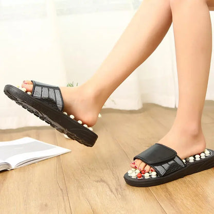 Foot Massage Slippers, 1 Pair Foot Acupoint Massage Slippers, Body Circulation Relaxation Stress Relief Foot Sole Massager Shoes, Back to School Comfort Body Care Product